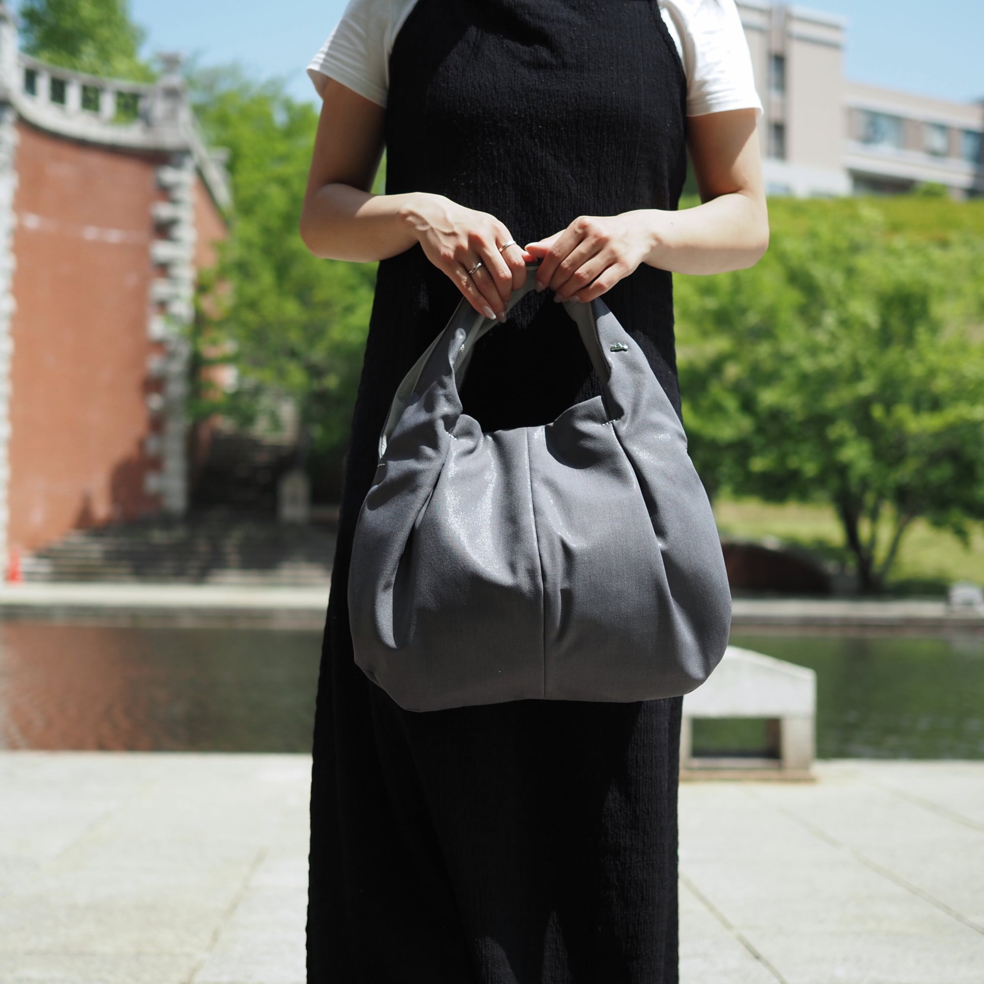 2wayハンドバッグ NS-1727 (050505) グレー