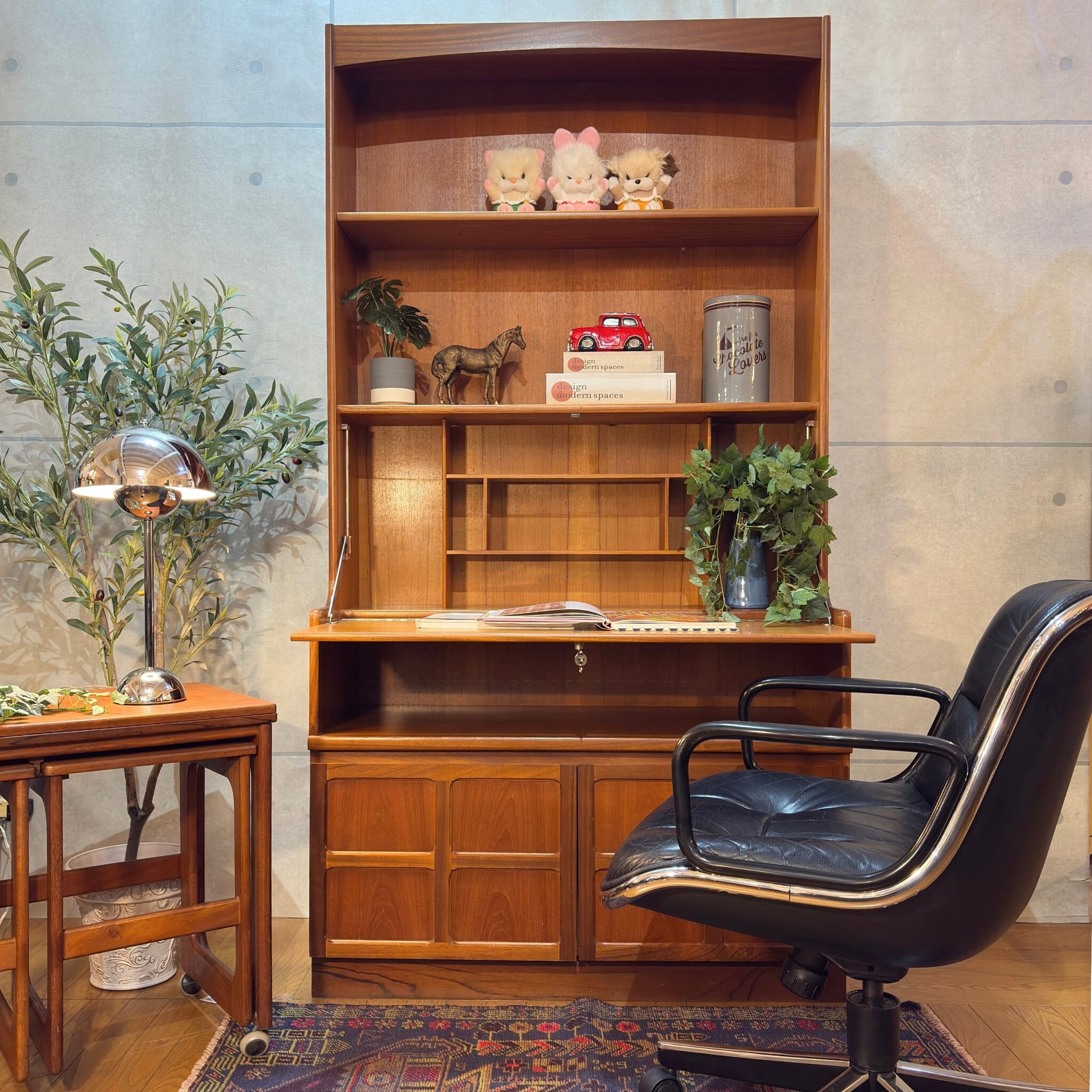 VINTAGE】Danish Teak Bookcase & Cabinet / デンマーク製 チーク材