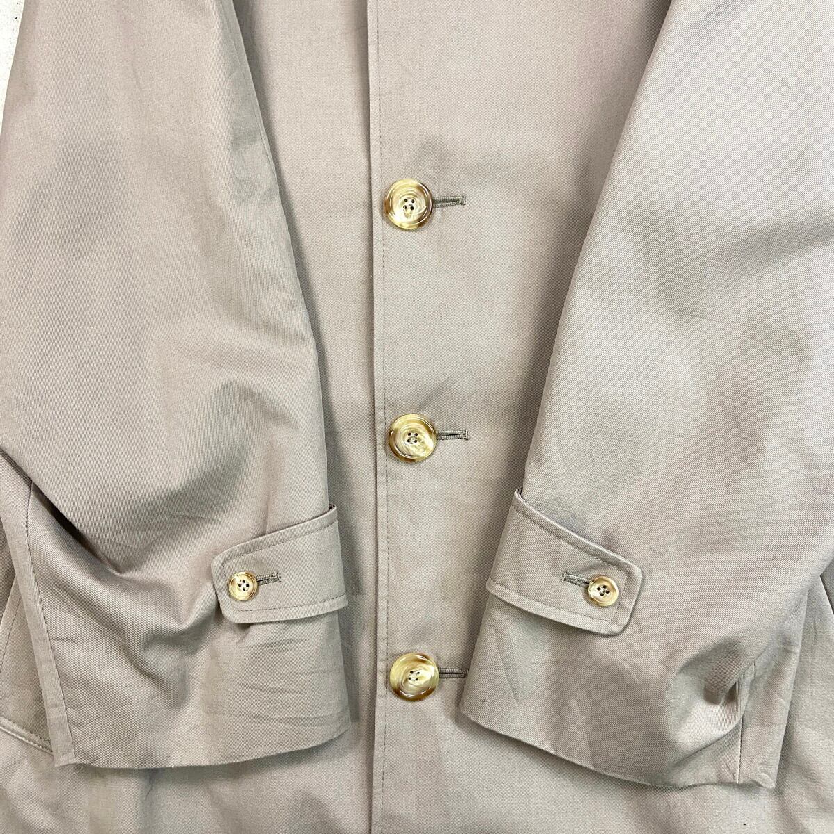 80年代 カナダ製 Aquascutum アクアスキュータム シングルトレンチ
