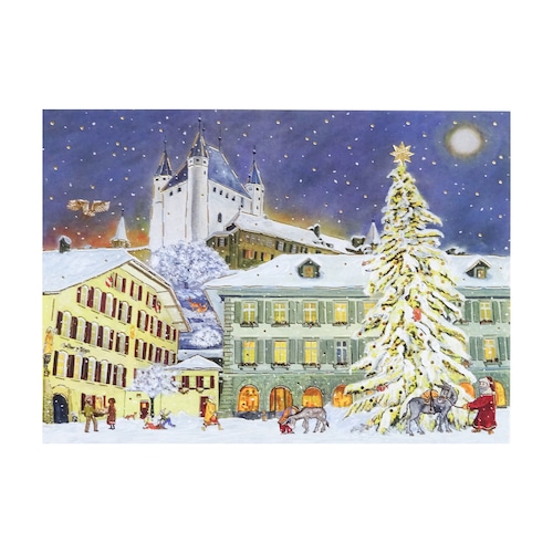 クリスマス ポストカード 欧州各都市のクリスマスシリーズ トゥーン [Luka Basic] LAG-2602