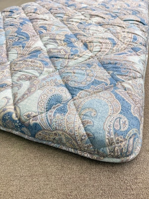 備長炭　合繊敷ふとん　ラピース【セミダブル】【ブルー】