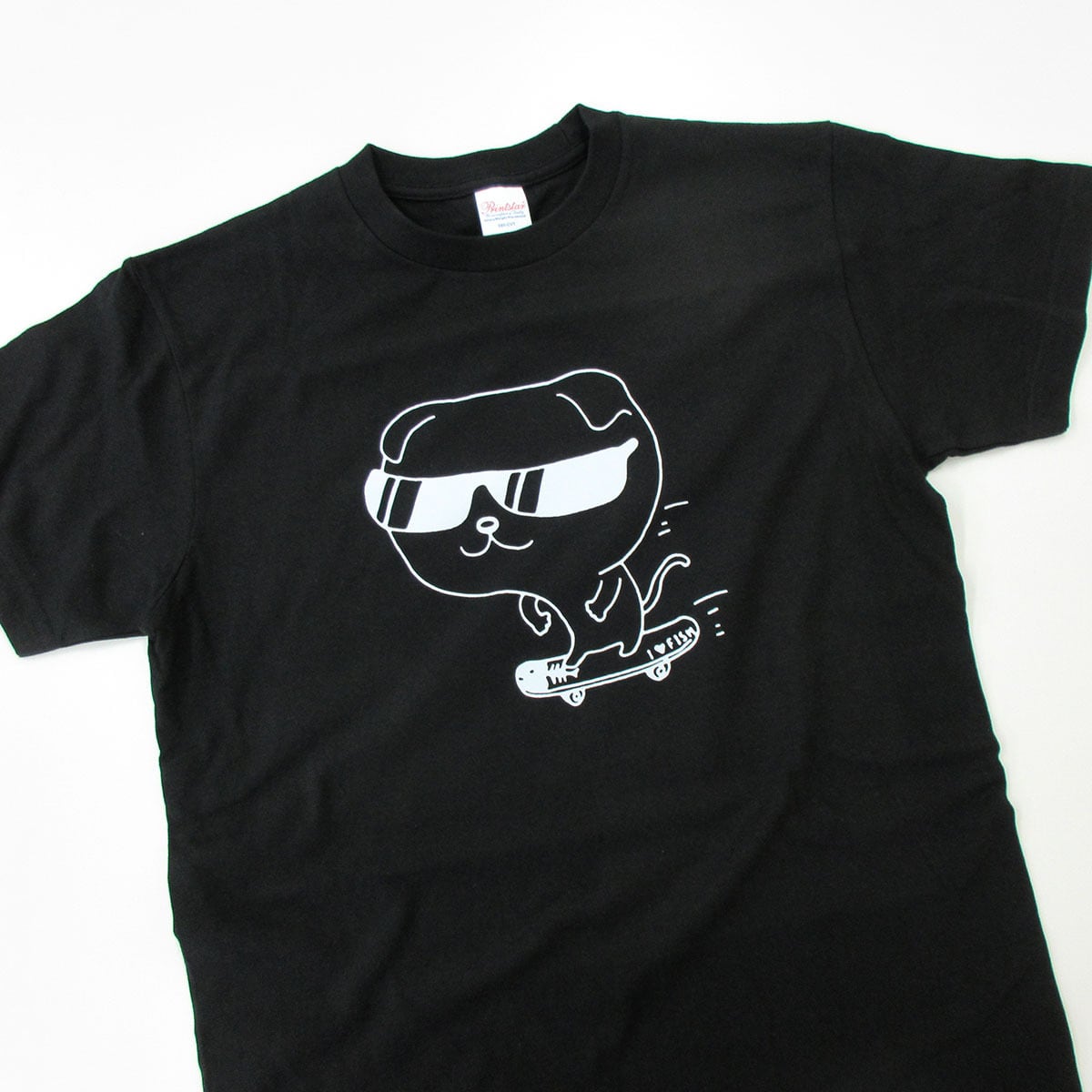スケボーネコ Tシャツ cat22 ねこ tシャツ おもしろtシャツ 猫  ねこ アニマル ゆるキャラ ネコ好きに