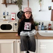 韓国子供服 / 26Autumn / 〖取寄〗second moment / キャットスウェットシャツ / キッズ服 / 女子服 *XS~JL*