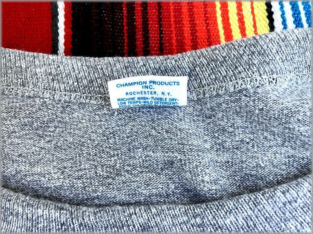☆Champion チャンピオン 70s バータグ USA製 Tシャツ 88/12 霜降り