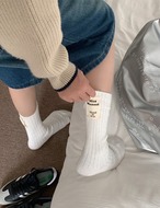 【新作5％OFF・3日間】Back-Patch Socks_8colors