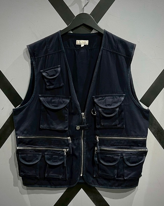 【X VINTAGE】Multiple Pocket Gimmick Design Vintage Hunting Vest