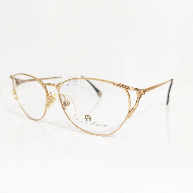 【AIGNER】ウエリントンメタルフレーム　ゴールド