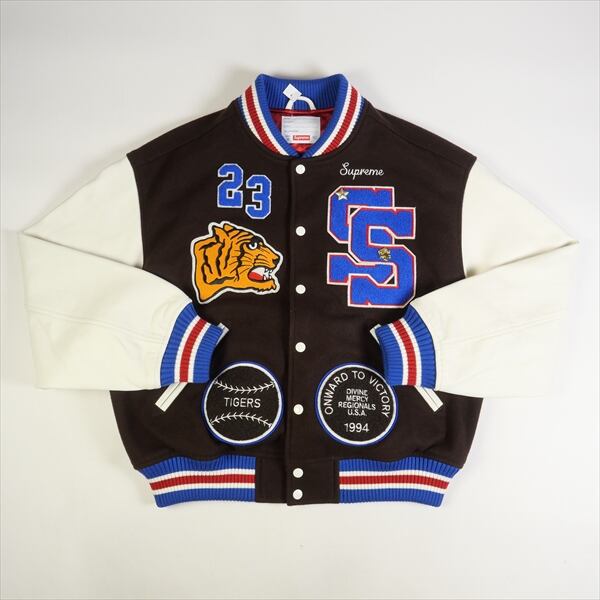 Size【XL】 SUPREME シュプリーム 23AW Tiger Varsity Jacket Brown ...