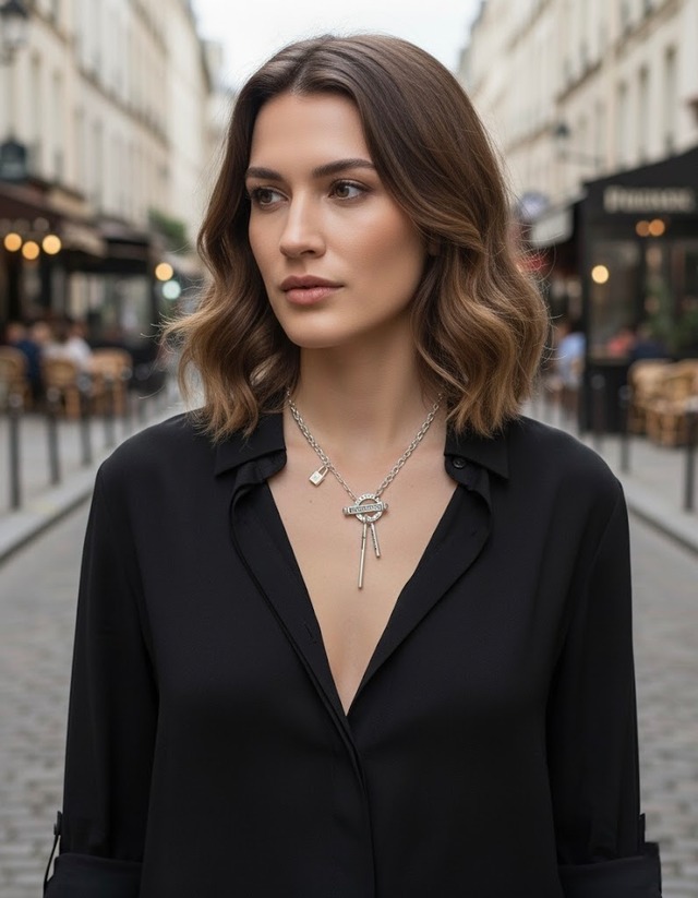 VOID STICK CIRCUIT NECKLACE T-BAR / ヴォイドスティックサーキットネックレス Tバー