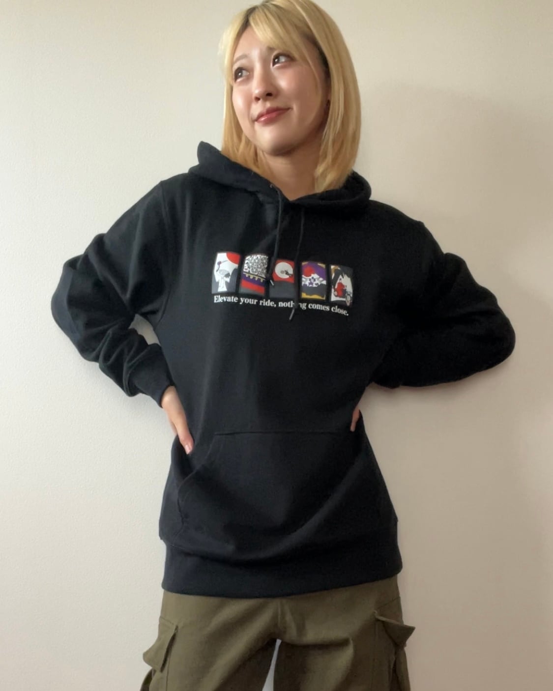 花様年華 パーカー 黒 901a4393bb148db0b66cac4acfd655