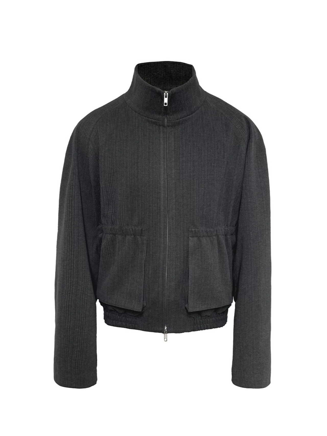 JCAESAR STUDIO Vertical Ribbed Zip Jacket