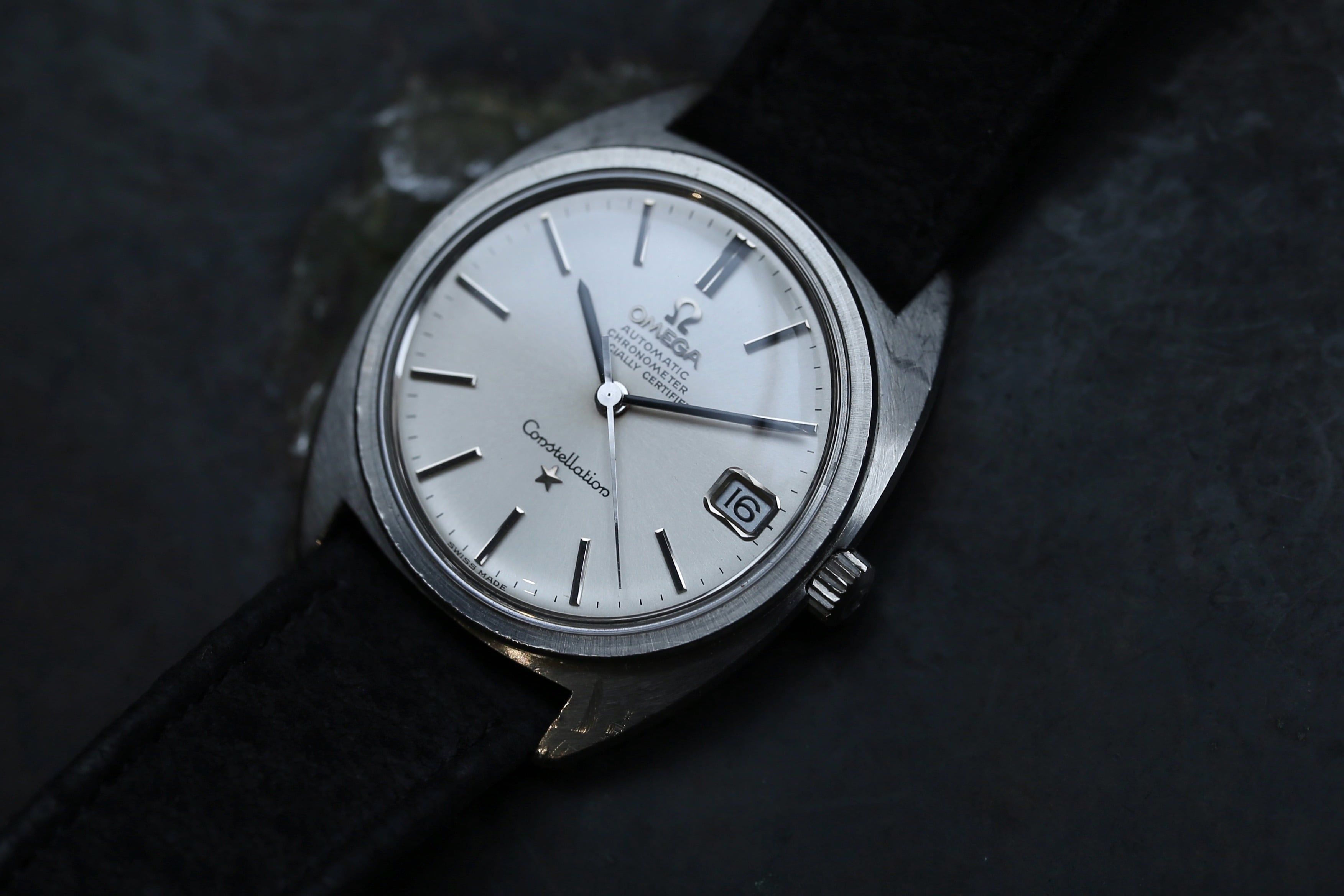 OMEGA】 1970年製 オメガ コンステレーション Cライン フラットベゼル