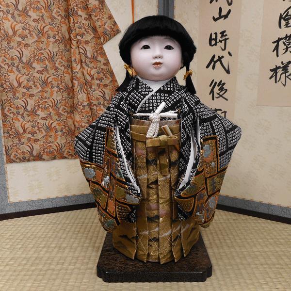 市松人形2(裸)松乾斎東光作 松乾斎東光】京製尺二市松人形 (男) | グローバル文化サロン