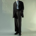 ハイウエスト　ウエストベルト　ワイドパンツ　1002