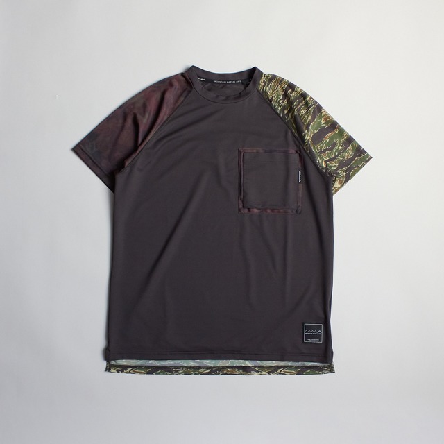 MMA（マウンテンマーシャルアーツ）MMA_RYOGEN Mesh Raglan Tee  -Nature　メンズレディースランニングTシャツ