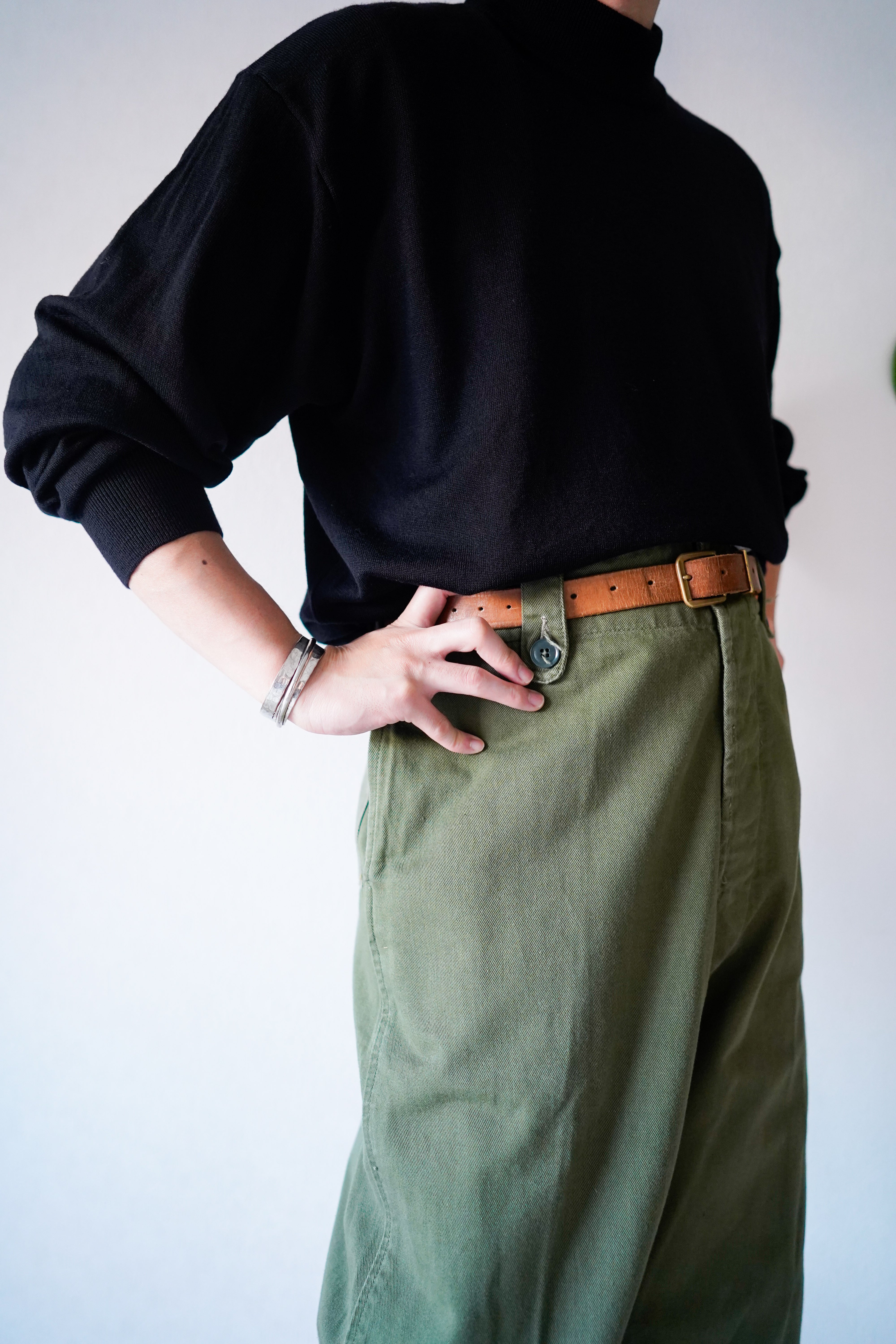 【1960s】"British Army" Fatigue Trousers, customized / 713
