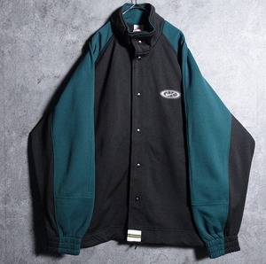 90s “NIKE” Green x Black Swoosh logo Track jacket