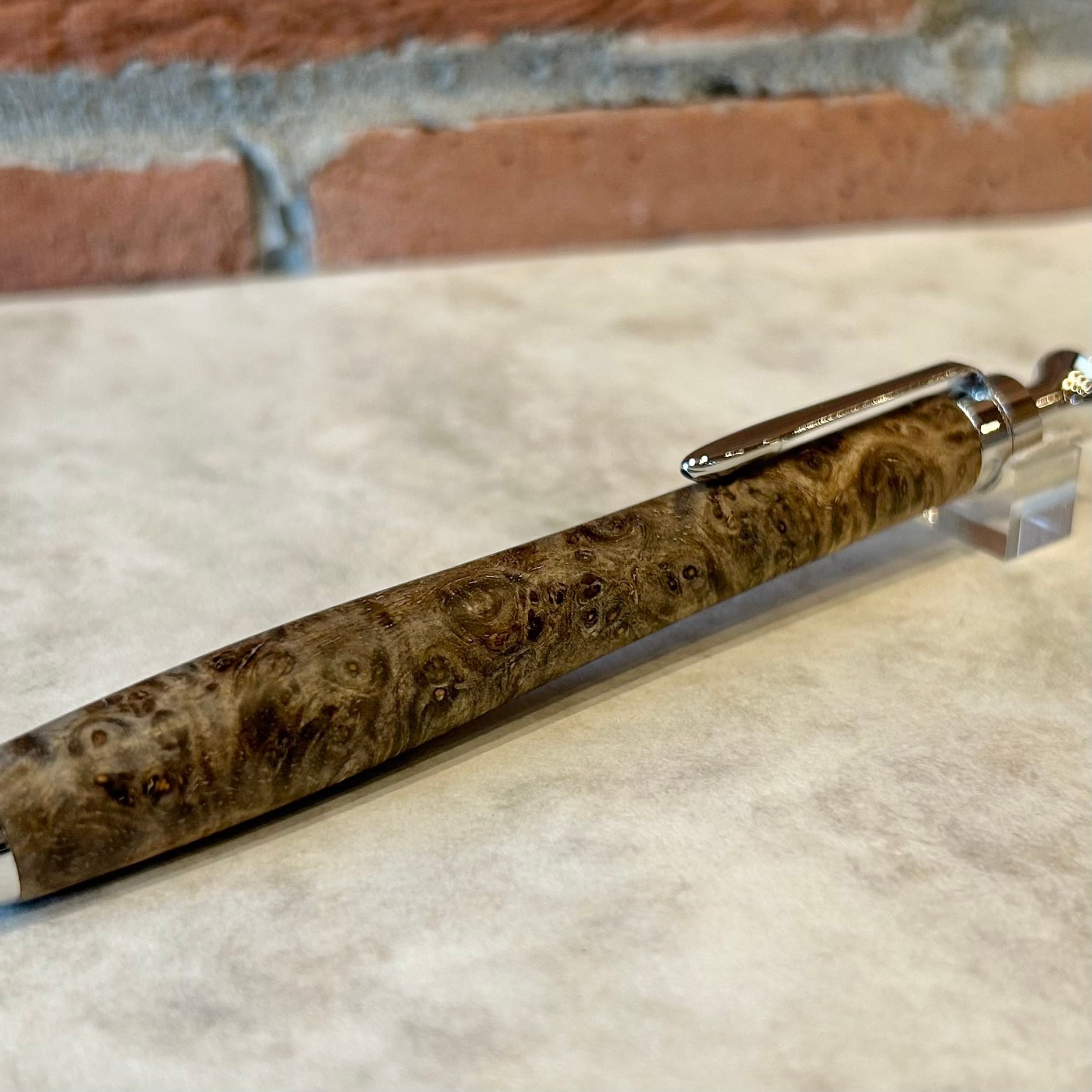 こぶた工房 【極上＋花梨瘤 青瘤①】 ボールペン換装可 | ペンネジューク