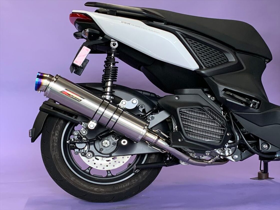 X FORCE ( SG79J ) METEO メテオ チタン ソリッド マフラー Realspeed 