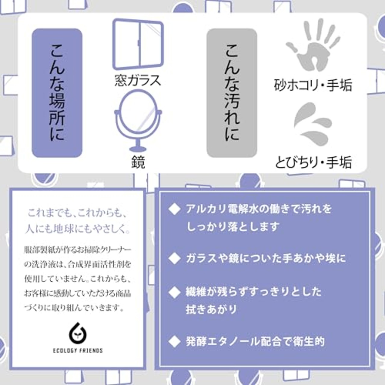 服部製紙 掃除 ウェットシート 厚手 窓ガラス 鏡 拭き 12枚 アルカリ電解水 日本製 いつもの ALP-11