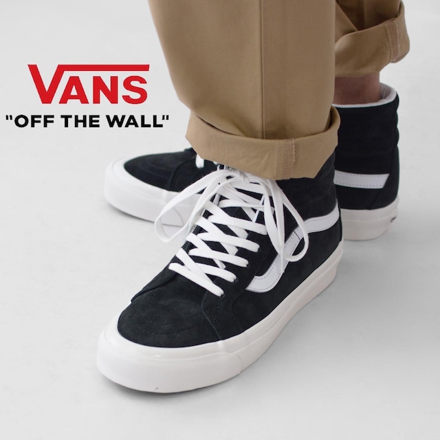 VANS [ヴァンズ] Sk8-Hi 38 Dx / Pig Suede Caviar  [VN0A5KXVKS7] スケートハイ・スニーカー・ハイカットスニーカー・スケボー MEN'S/LADY'S [2023SS]