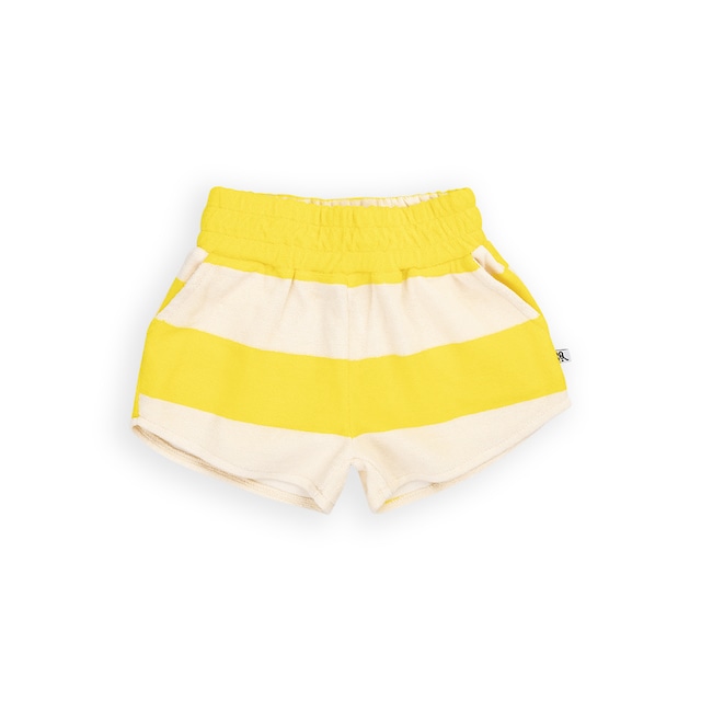 CarlijnQ(カーラインク) ／Stripes yellow - unisex shorts 24ss