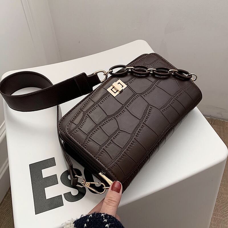 スタイルスタンダード レトロ スクウェア メッセンジャーバッグ 手作りハンドバック95702733463