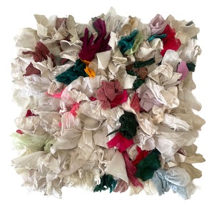 yao "India Bushy Cushion cover Whitish" クッションカバー⑤