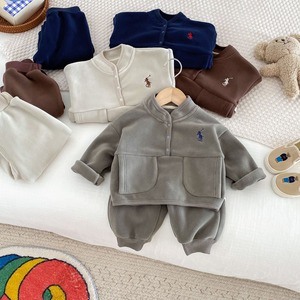 【冬作】フリースシンプルセットアップ