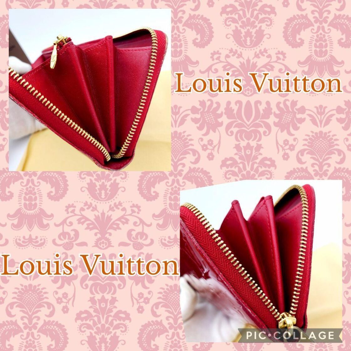 美品 Louis Vuitton ルイヴィトン 長財布 モノグラムヴェルニ ジッピー 
