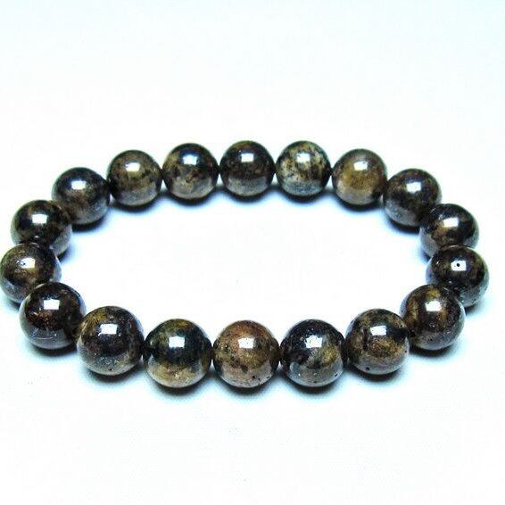 コンドライト ブレスレット サハラNWA869 隕石 11mm 一点物 199-919