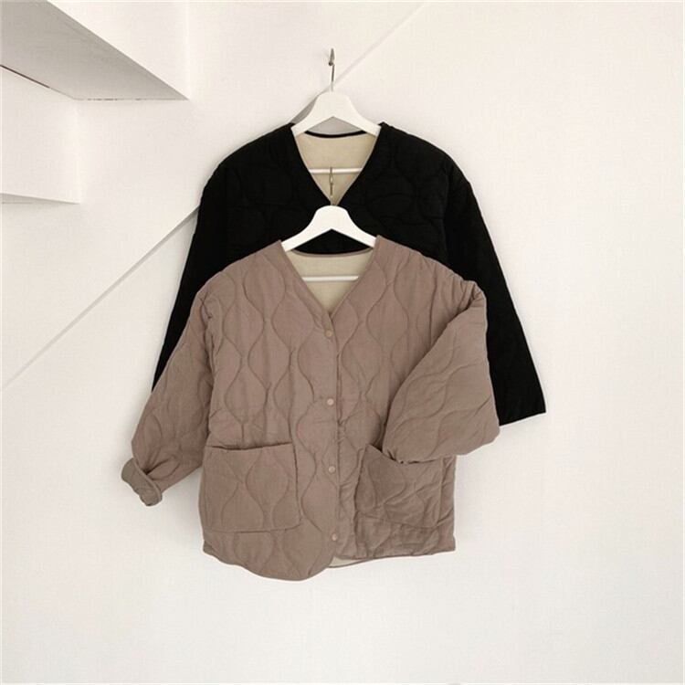 柔らかい履き心地 韓国ファッション 冬 ゆったりする コットンウェア 暖かさ コート