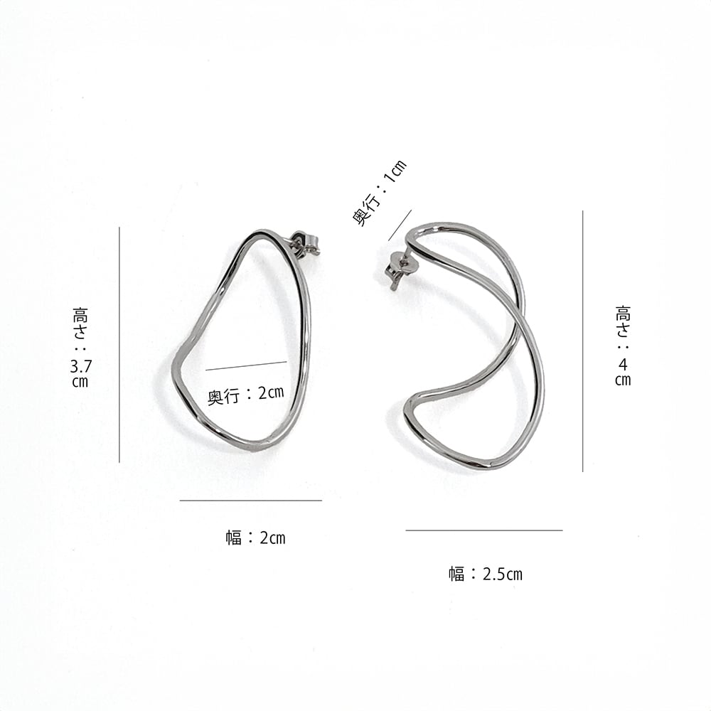 shesay アシンメトリーピアス | Zakka so-la