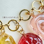Dream Drops -夢菓珠(ゆめかじゅ)- レジンのドロップキーホルダー バッグチャーム 完全オリジナル