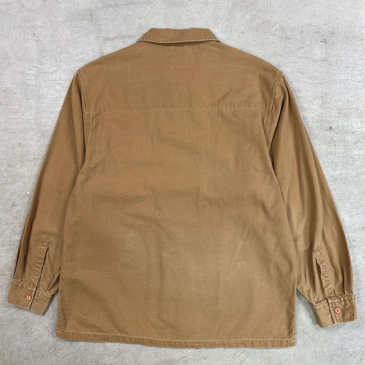 CATERPILLAR ダック地 フルジップ ワークジャケット メンズXL相当 古着
