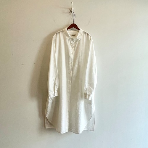 C-71194　Cotton/Lyocell Poplin Shirt Dress