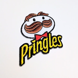 送料無料! ★刺繍アイロンワッペン★【 Pringles(プリングルズ)】  〚アメリカン雑貨 アメトイ〛
