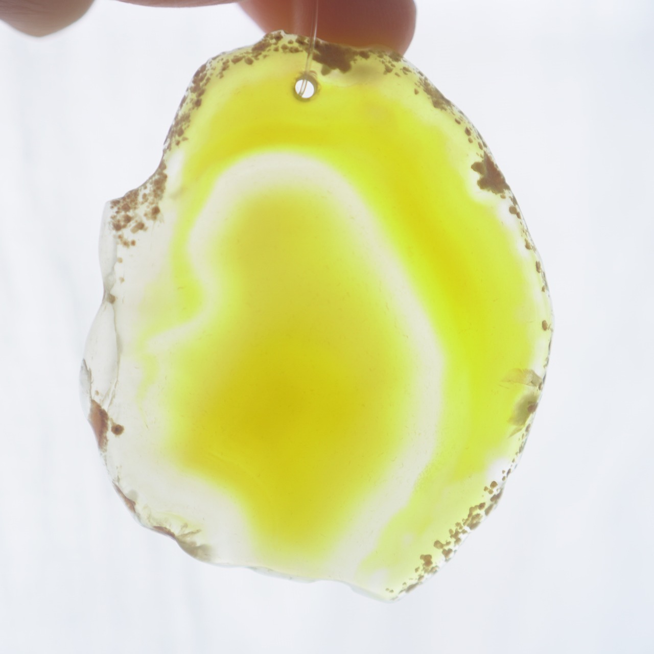 Lime Soda 03 - アゲートヒーリングチャイム / Agate Sun Catcher Wind Chime 477