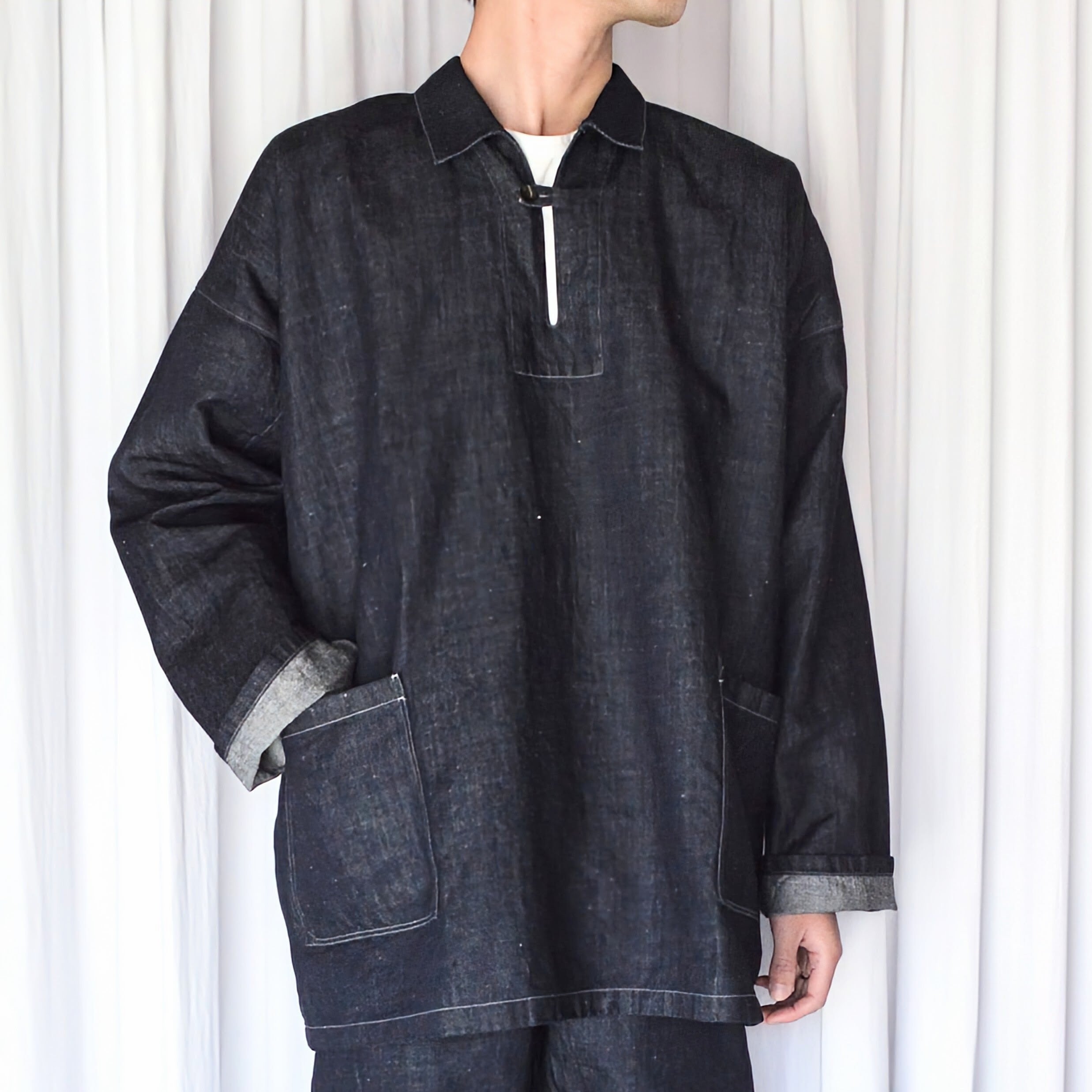 MITTAN / SH-150 OC大麻ライトオンスデニムプルオーバー | MA STORE