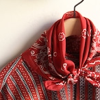 NAVY ROOTS【 unisex 】 cotton silk bandana scarf