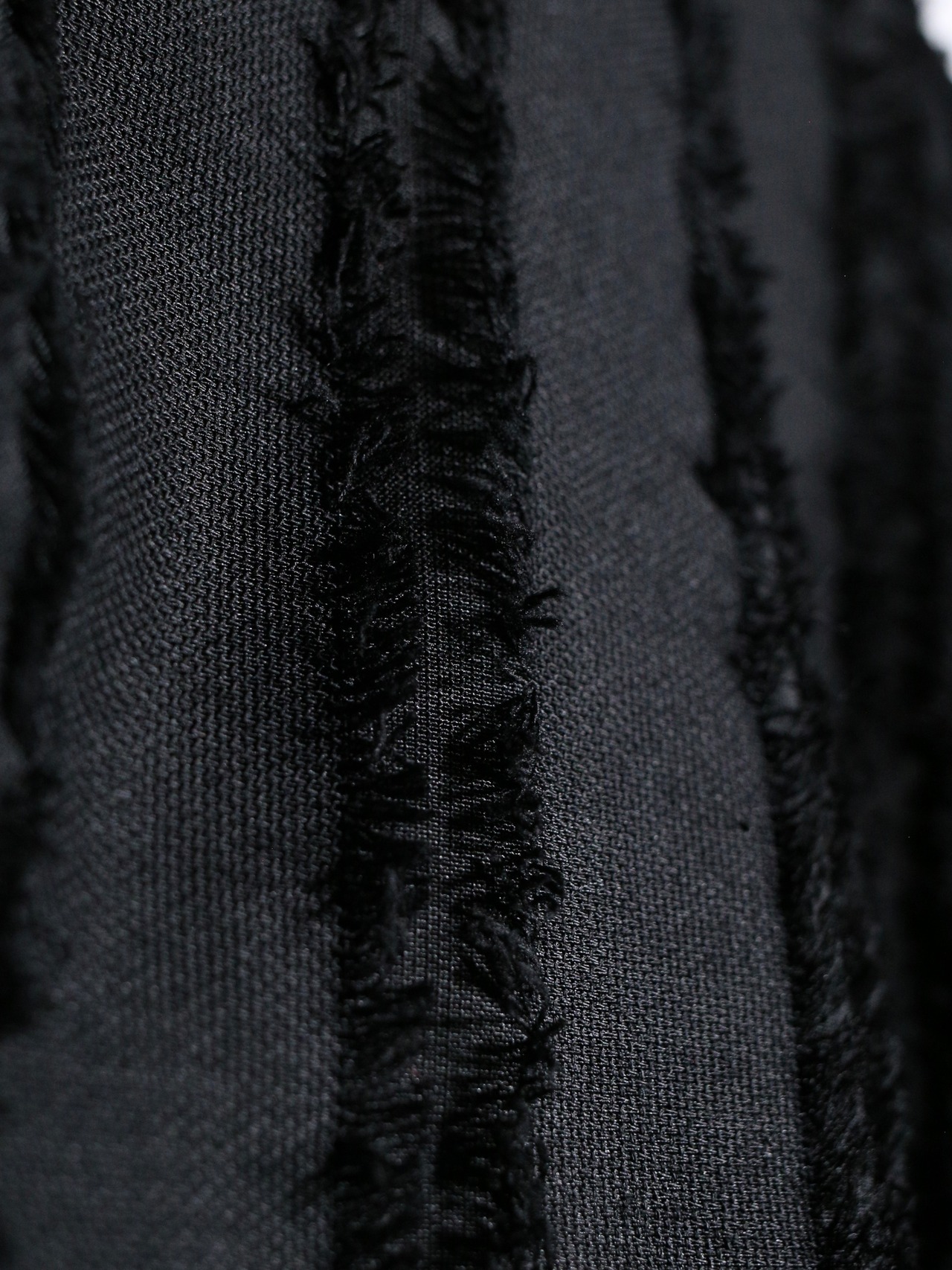 XXL fringe stripe open collar shirt - 12