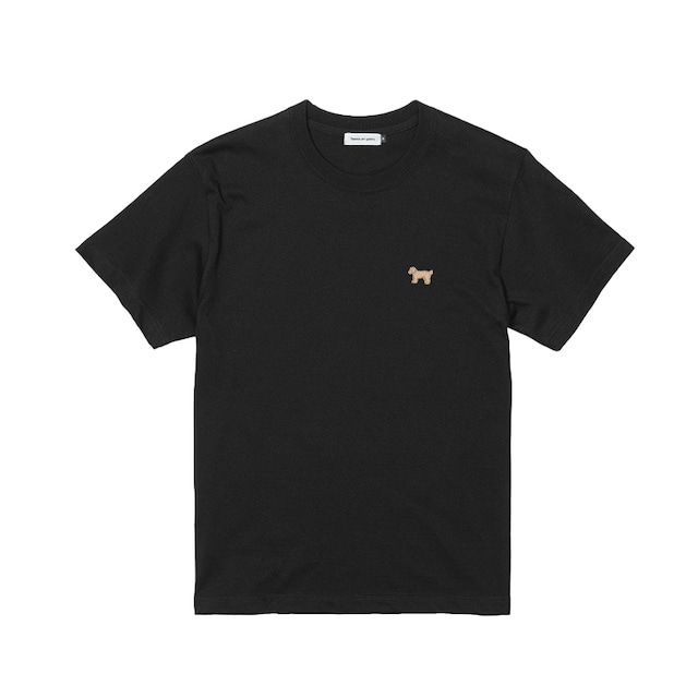 sideways logo T-shirt:Black