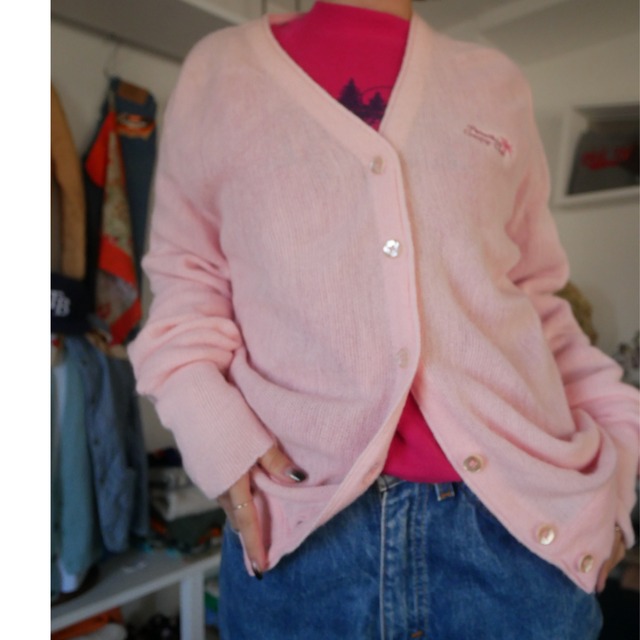 80s～US country club cardigan