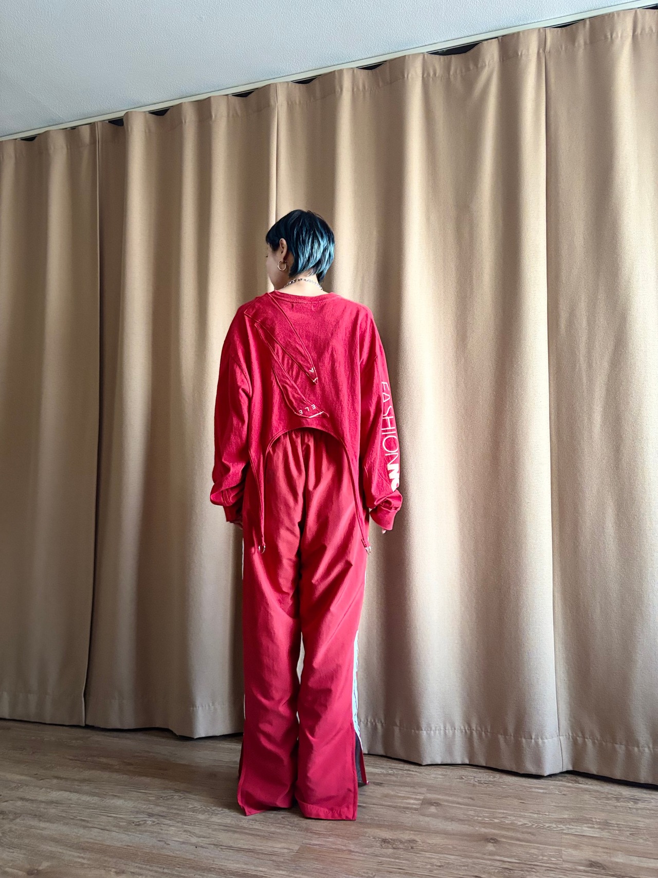 garter belt design fn remake long t shirt-4520-2