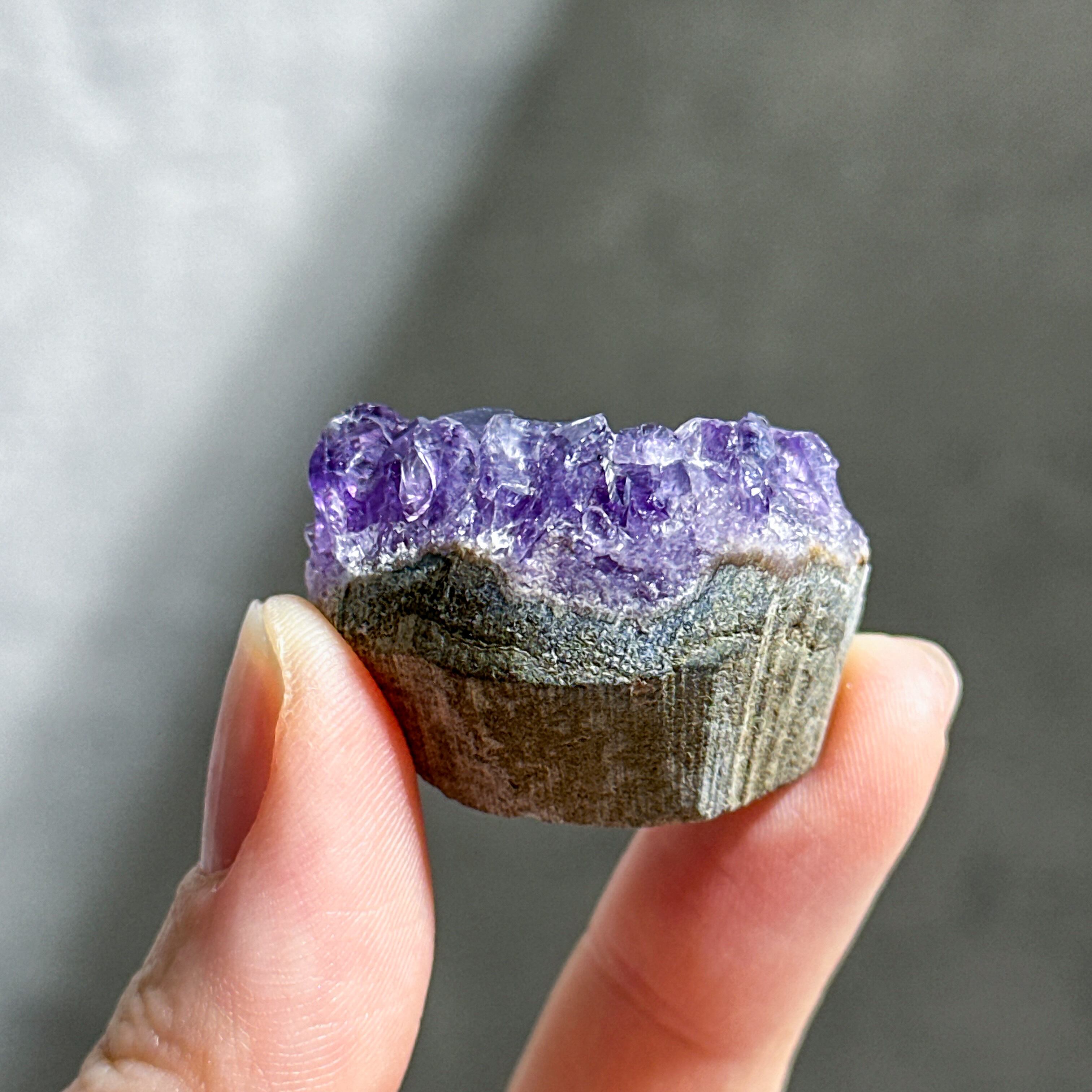 アメジスト台座付三点セット