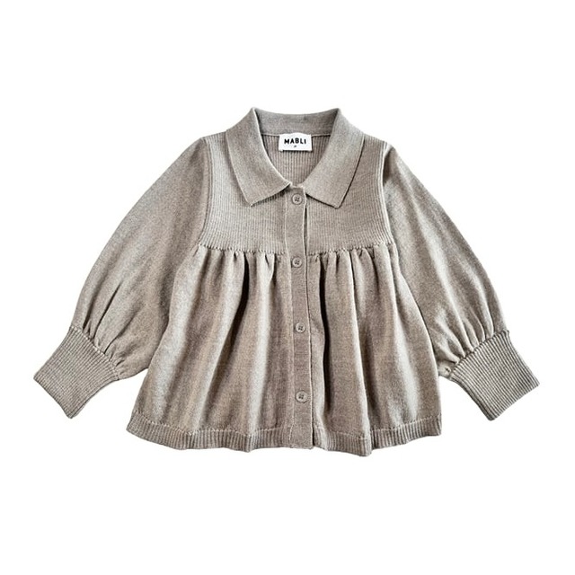 【ラスト1点】MABLI / ARTIST SMOCK - WHEAT 4Y