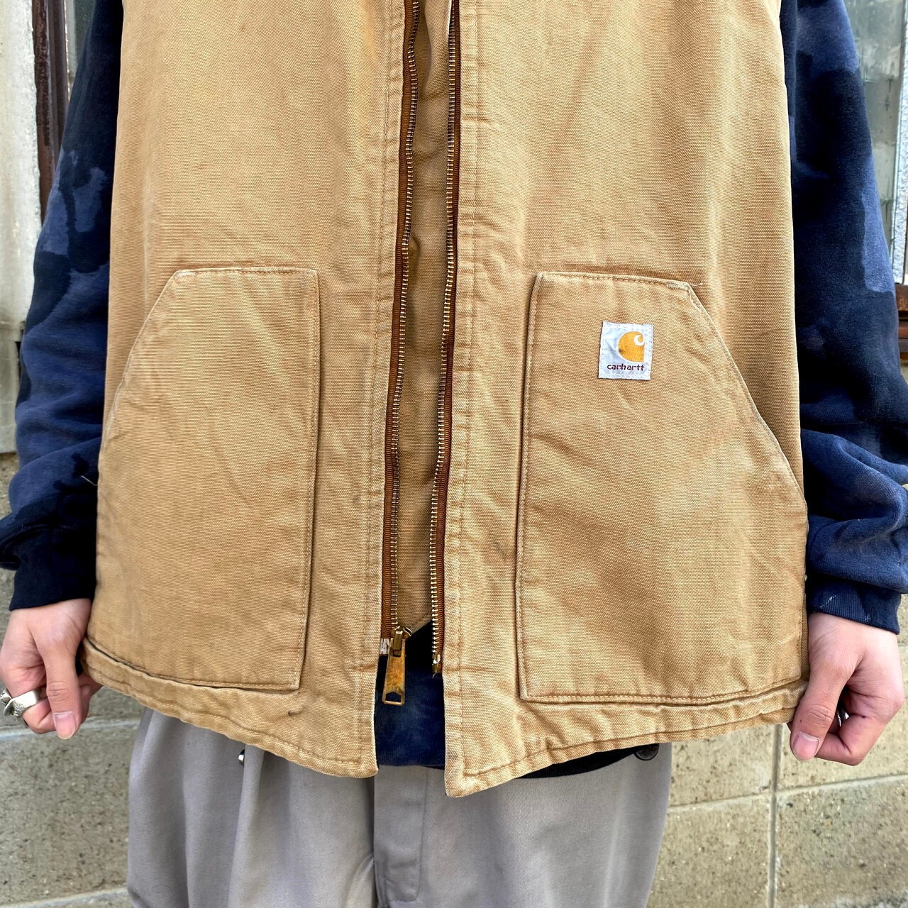 ビッグサイズ 80年代 USA製 Carhartt カーハート ダック地 ワーク 