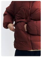 NORYBRAND Hooded Puffy Down Jacket