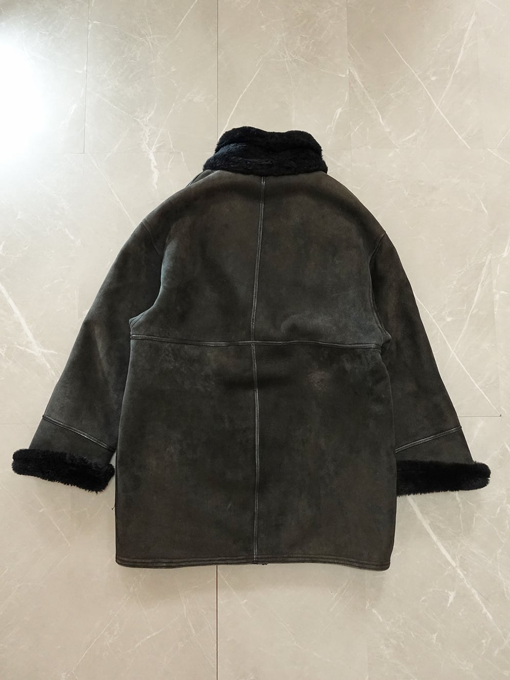 90s YOSHIKI HISHINUMA MOUTON JACKET/菱沼良樹ムートンジャケット | 糢糊