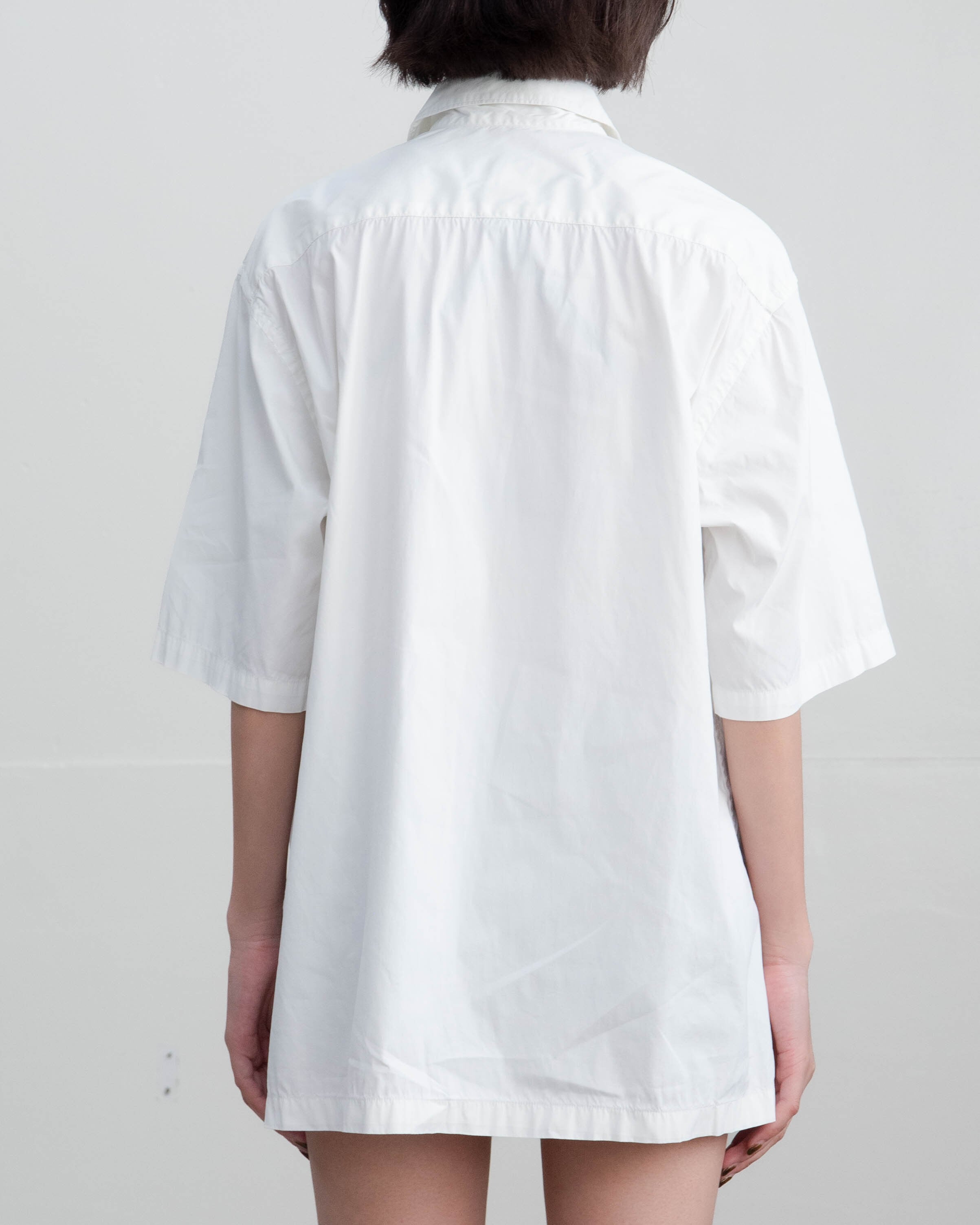 1990s Yves Saint Laurent - snap button press dress shirt | LUIK FINN